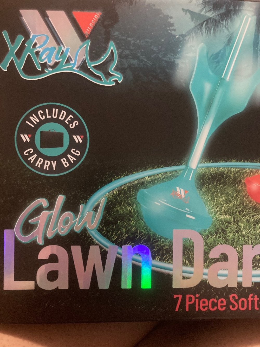 Glow lawn darts